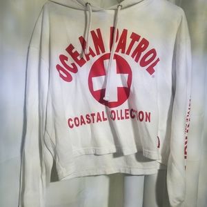 Ocean Patrol Cropped Hoodie